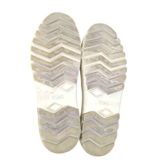 Toms Botas Lug Patchwork Lace-up Chukka Boots 10016065 Casual Women's Size 9 - Picture 7 of 8